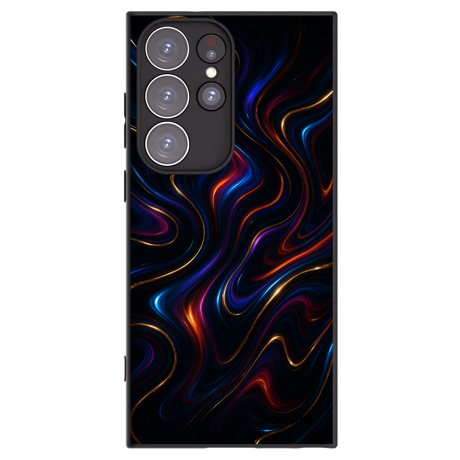 Picasee husă neagră din silicon pentru Samsung Galaxy S23 Ultra 5G - Noir