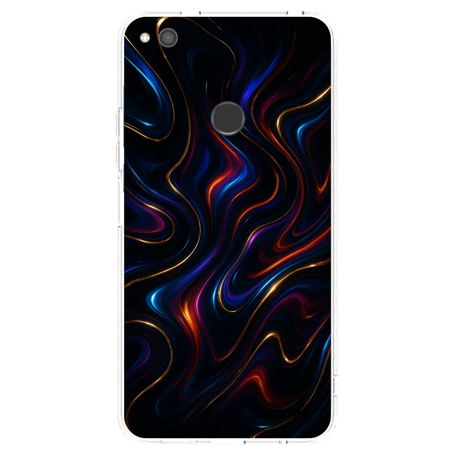Picasee husă transparentă din silicon pentru Huawei P9 Lite 2017 - Noir