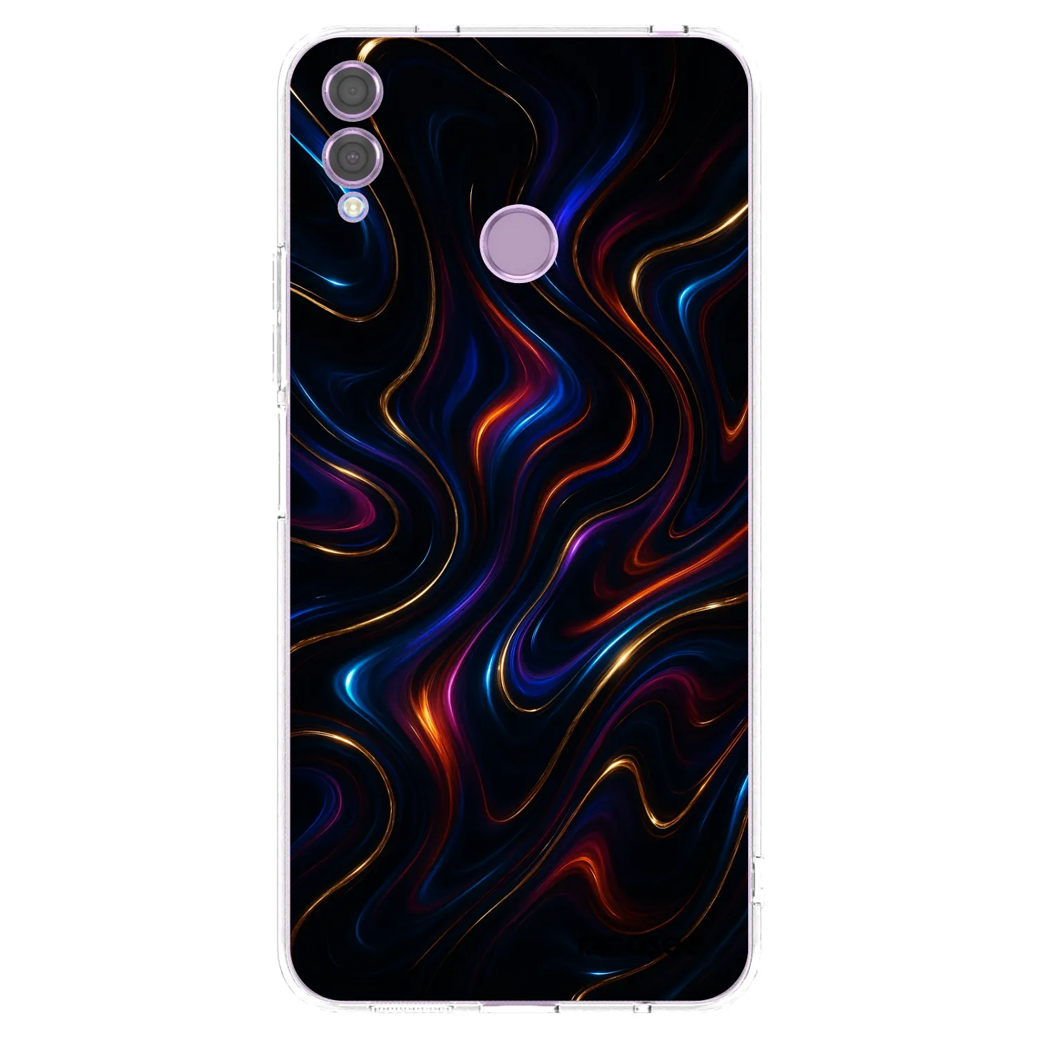 Picasee husă transparentă din silicon pentru Honor 8X - Noir