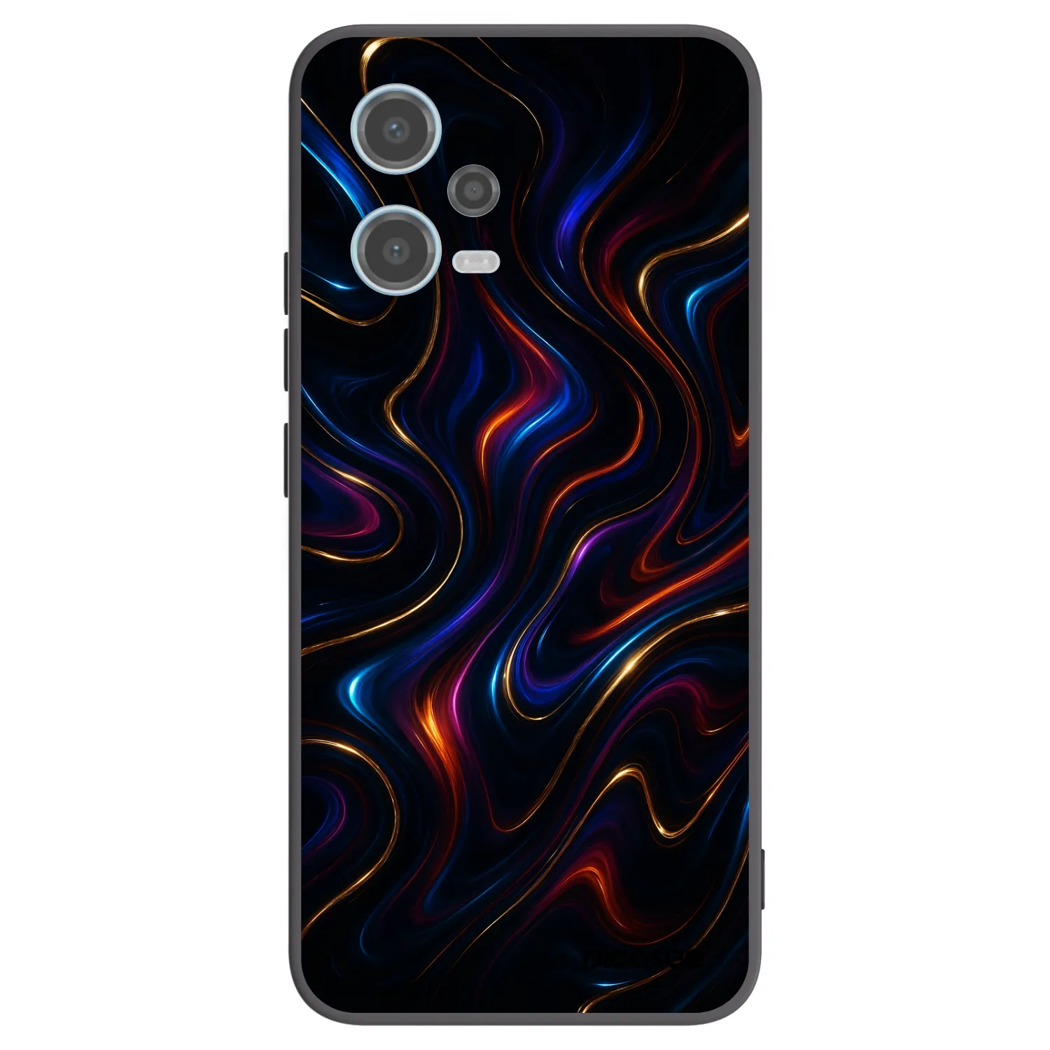 Picasee husă neagră din silicon pentru Xiaomi Redmi Note 12 5G - Noir