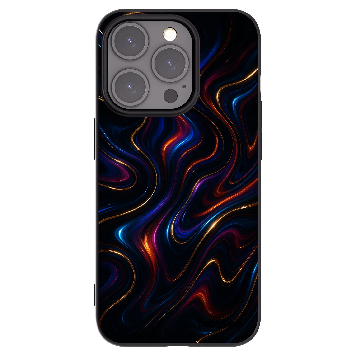 Picasee husă neagră din silicon pentru Apple iPhone 15 Pro - Noir