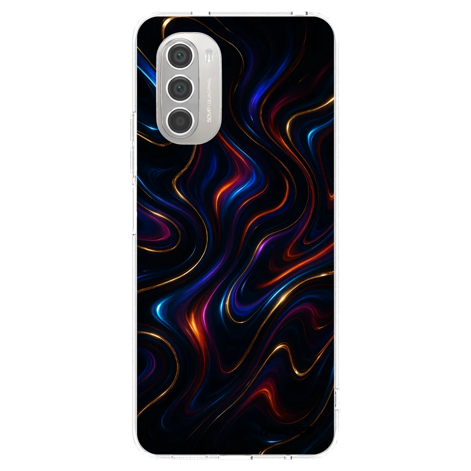 Picasee husă transparentă din silicon pentru Motorola Moto G51 - Noir
