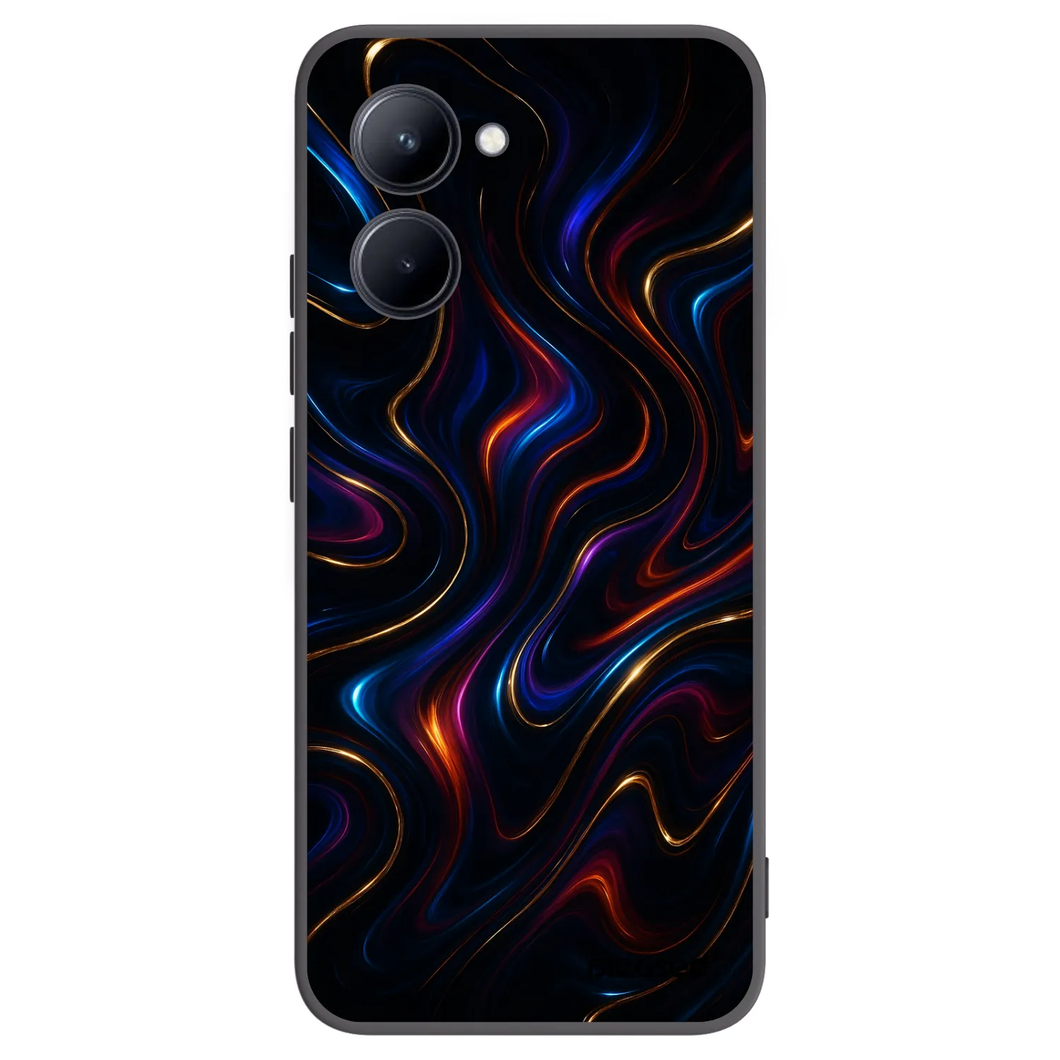 Picasee husă neagră din silicon pentru Realme C33 (2023) - Noir