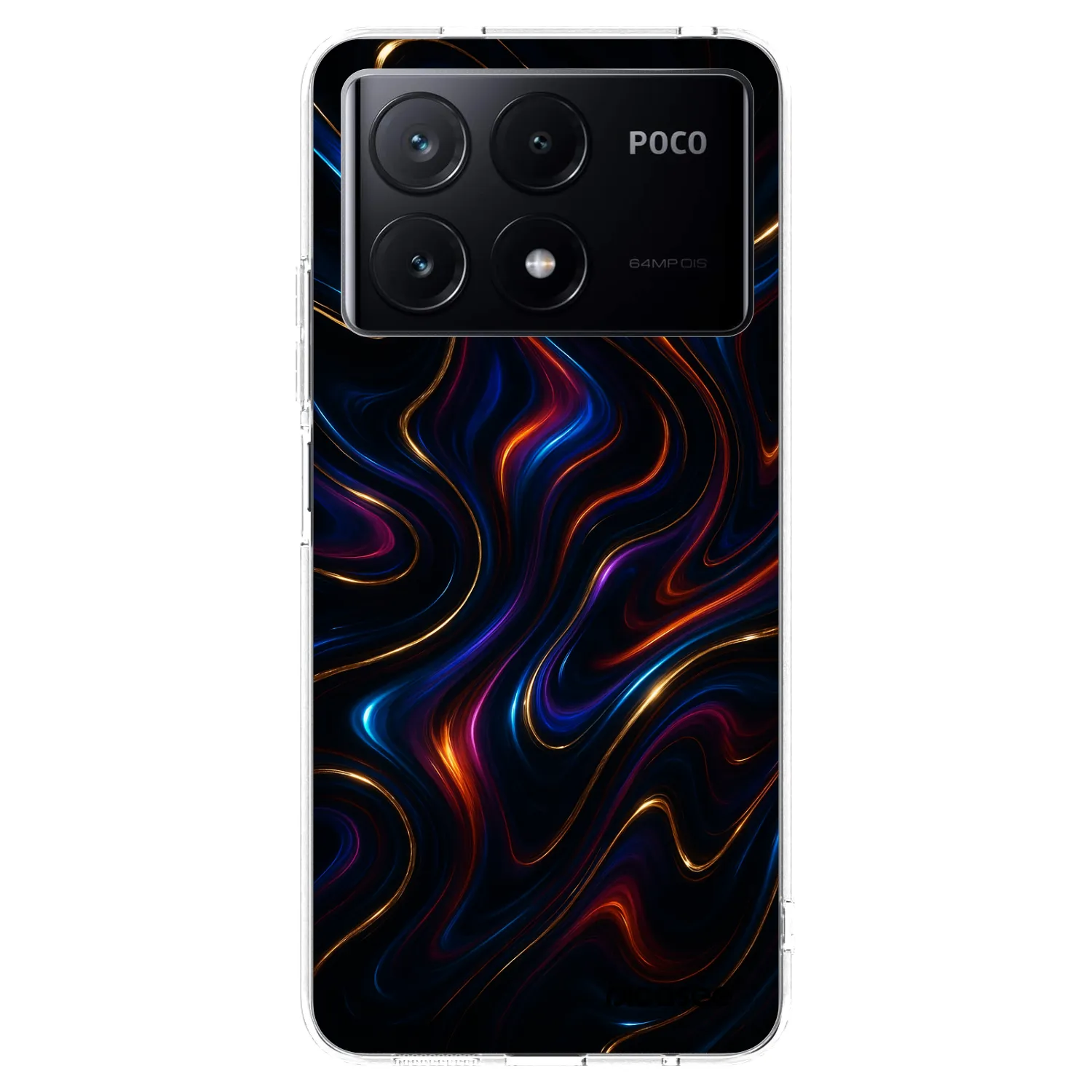 Picasee husă transparentă din silicon pentru Xiaomi Poco X6 Pro - Noir