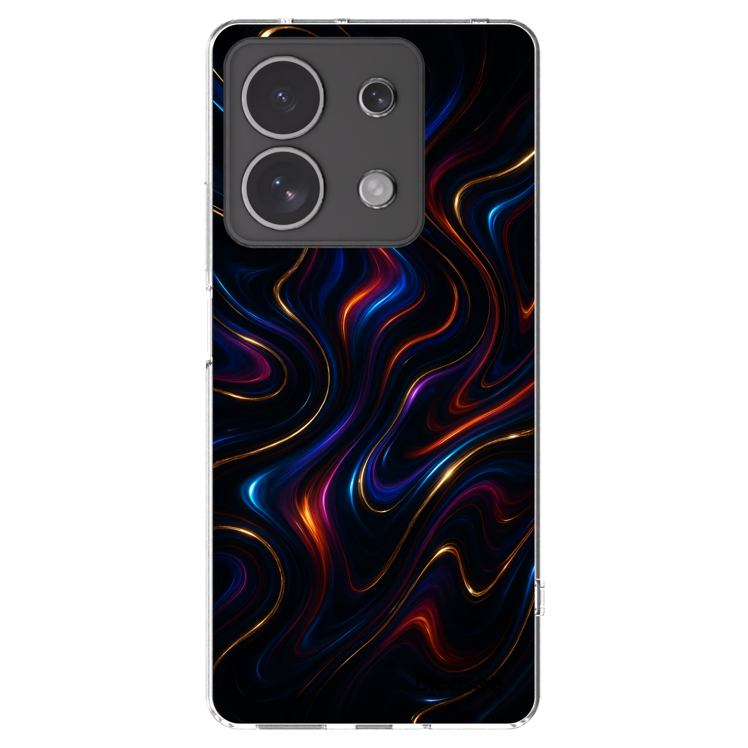 Picasee husă transparentă din silicon pentru Xiaomi Redmi Note 13 4G - Noir