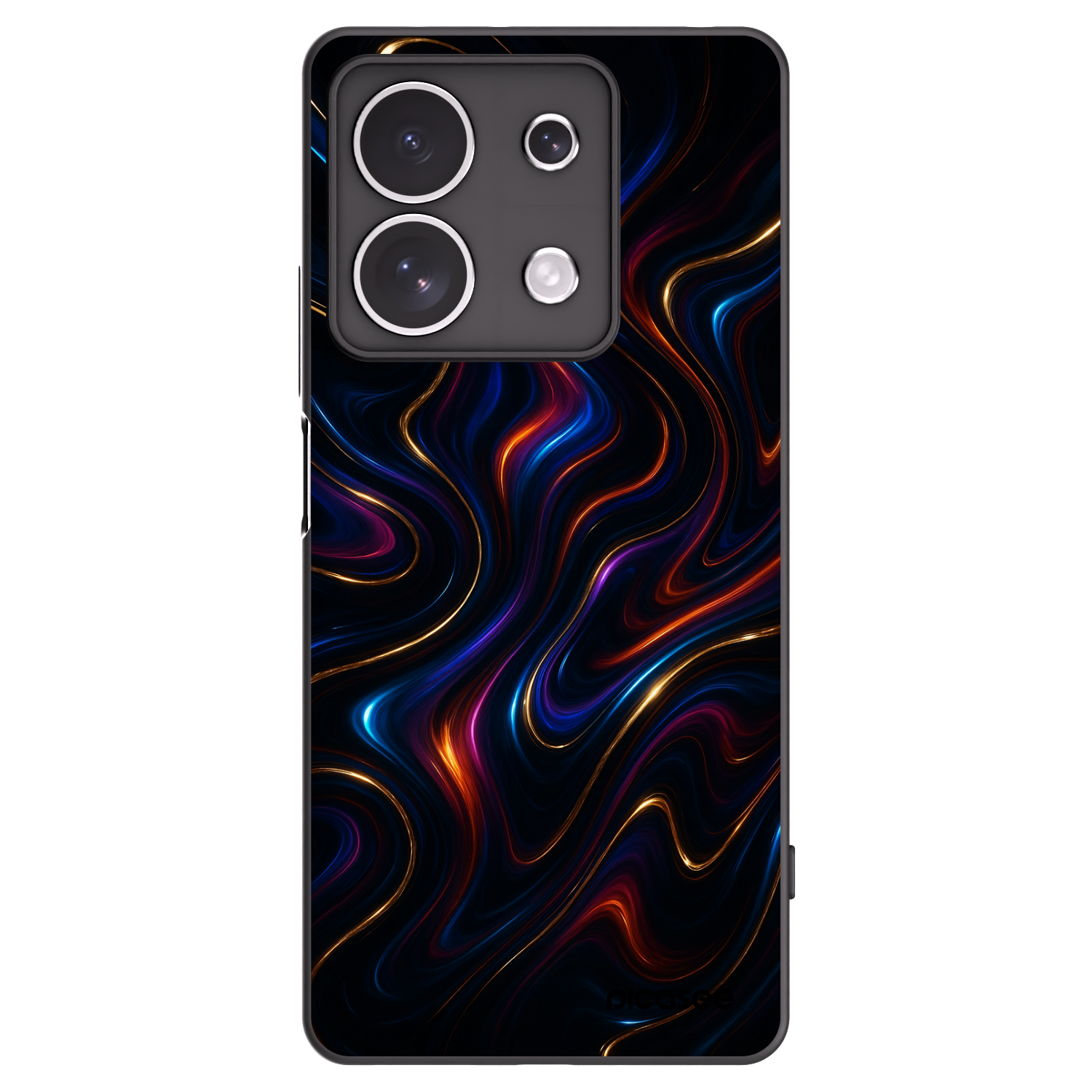 Picasee husă neagră din silicon pentru Xiaomi Redmi Note 13 4G - Noir