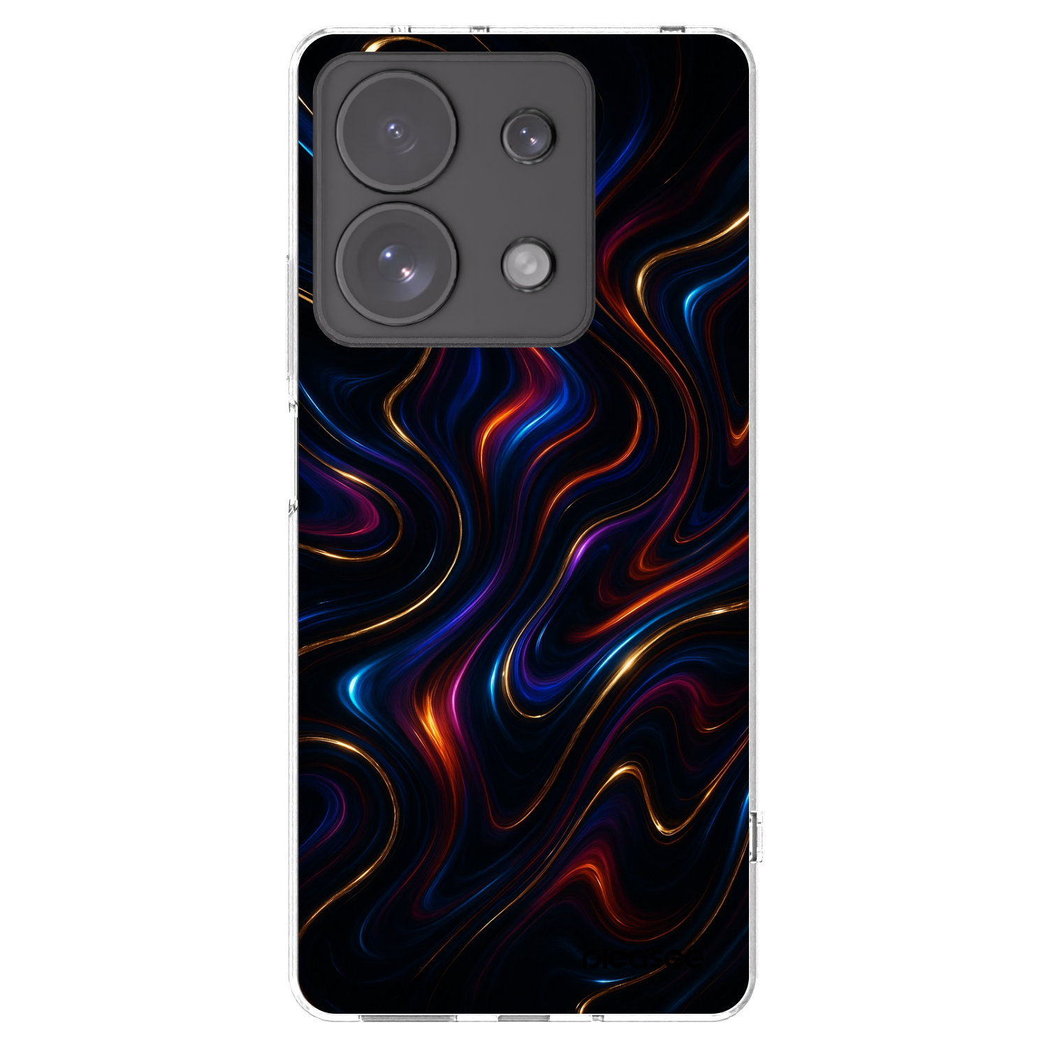 Picasee husă transparentă din silicon pentru Xiaomi Redmi Note 13 Pro 4G - Noir