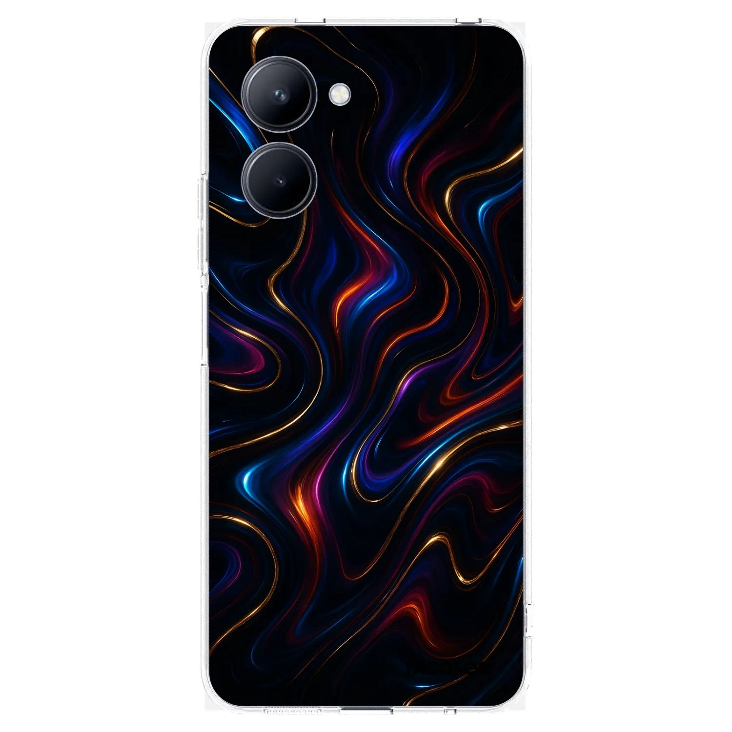 Picasee husă transparentă din silicon pentru Realme C33 (2023) - Noir