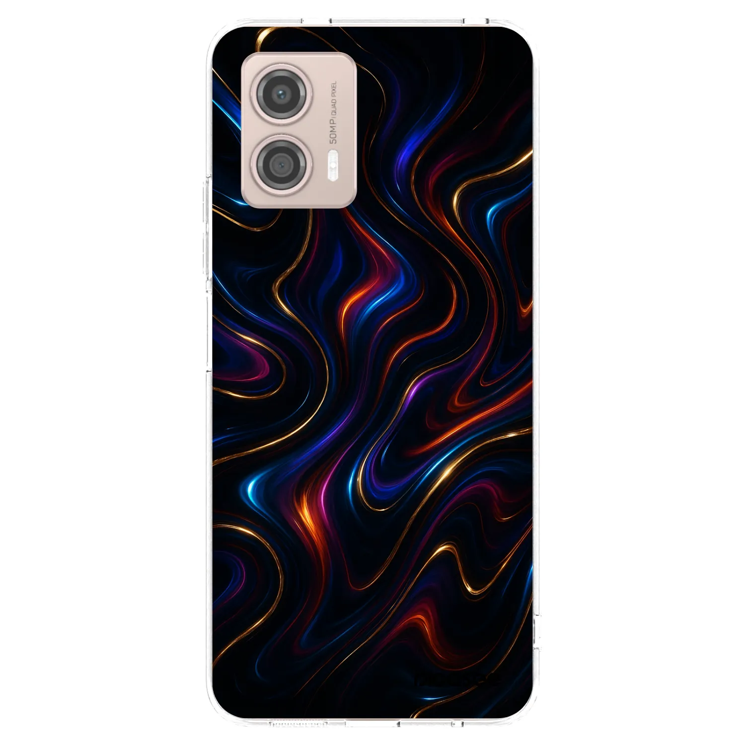 Picasee husă transparentă din silicon pentru Motorola Moto G53 5G - Noir
