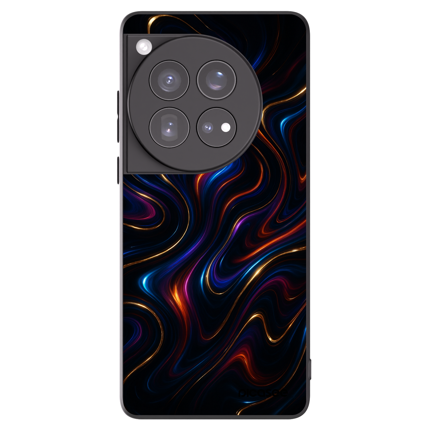 Picasee husă neagră din silicon pentru OnePlus 12 5G - Noir