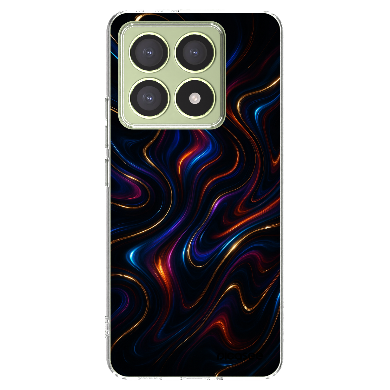 Picasee husă transparentă din silicon pentru Xiaomi 14T - Noir