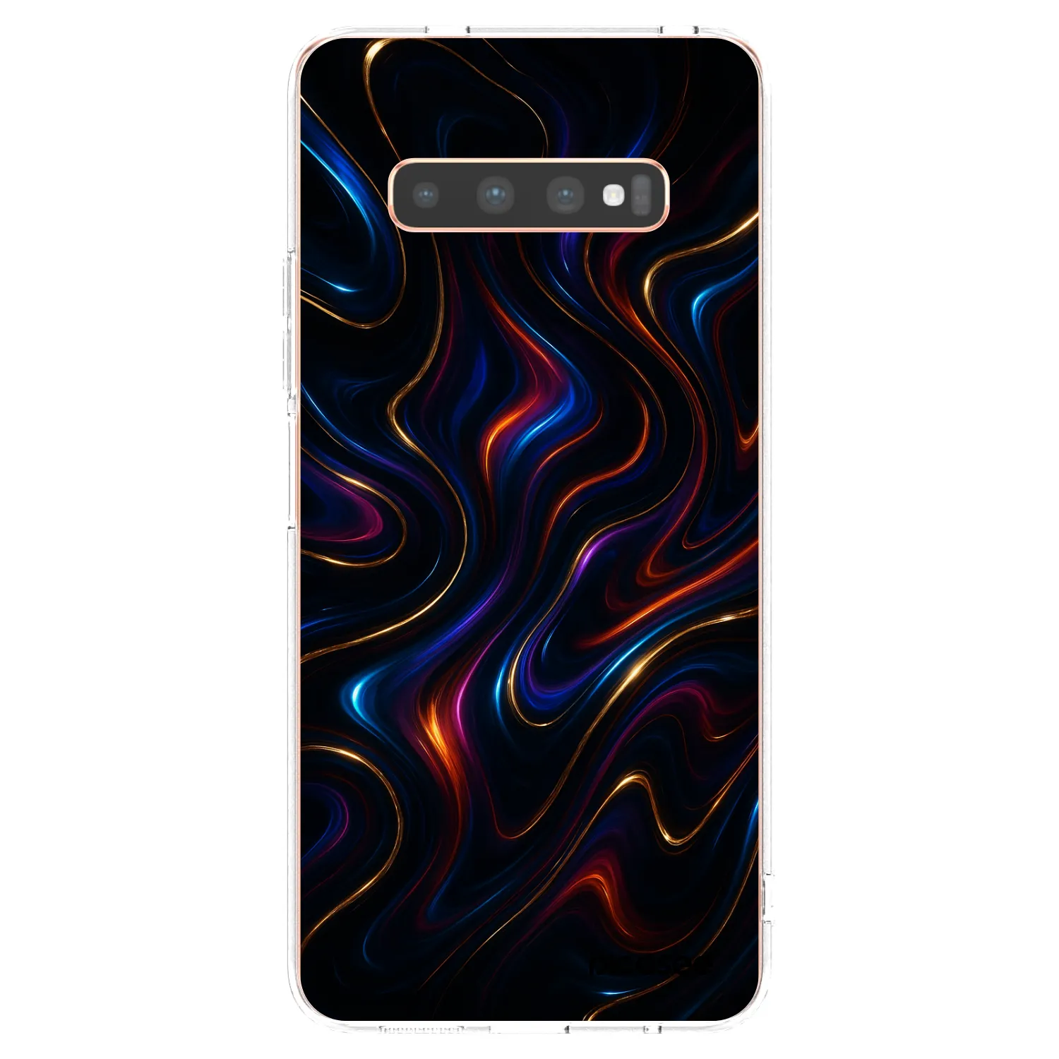 Picasee husă transparentă din silicon pentru Samsung Galaxy S10 Plus G975 - Noir