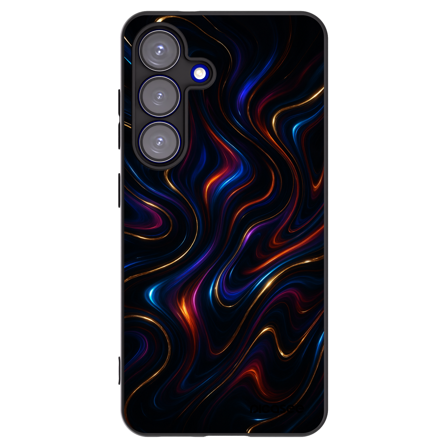Picasee husă neagră din silicon pentru Samsung Galaxy S25 5G - Noir