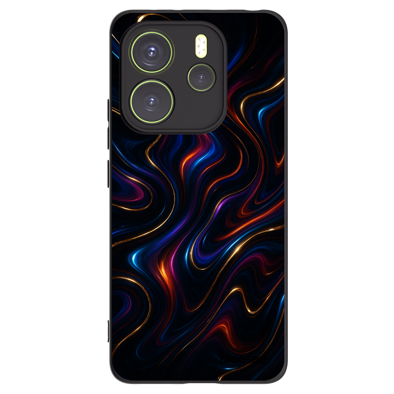 Picasee husă neagră din silicon pentru Xiaomi Redmi Note 14 4G - Noir