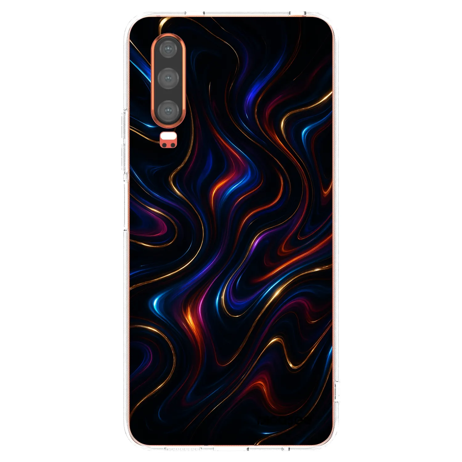 Picasee husă transparentă din silicon pentru Huawei P30 - Noir