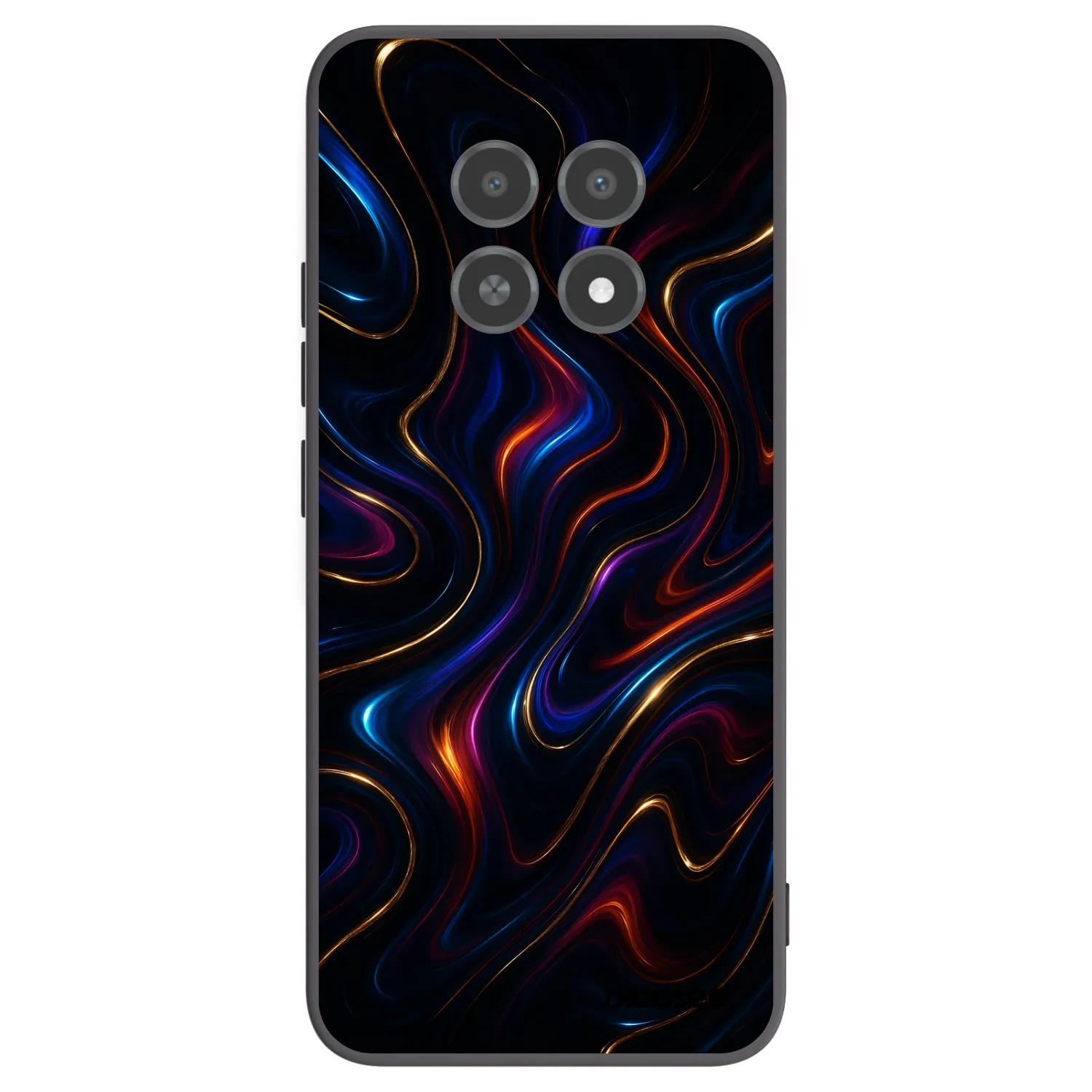 Picasee husă neagră din silicon pentru Realme 12X - Noir