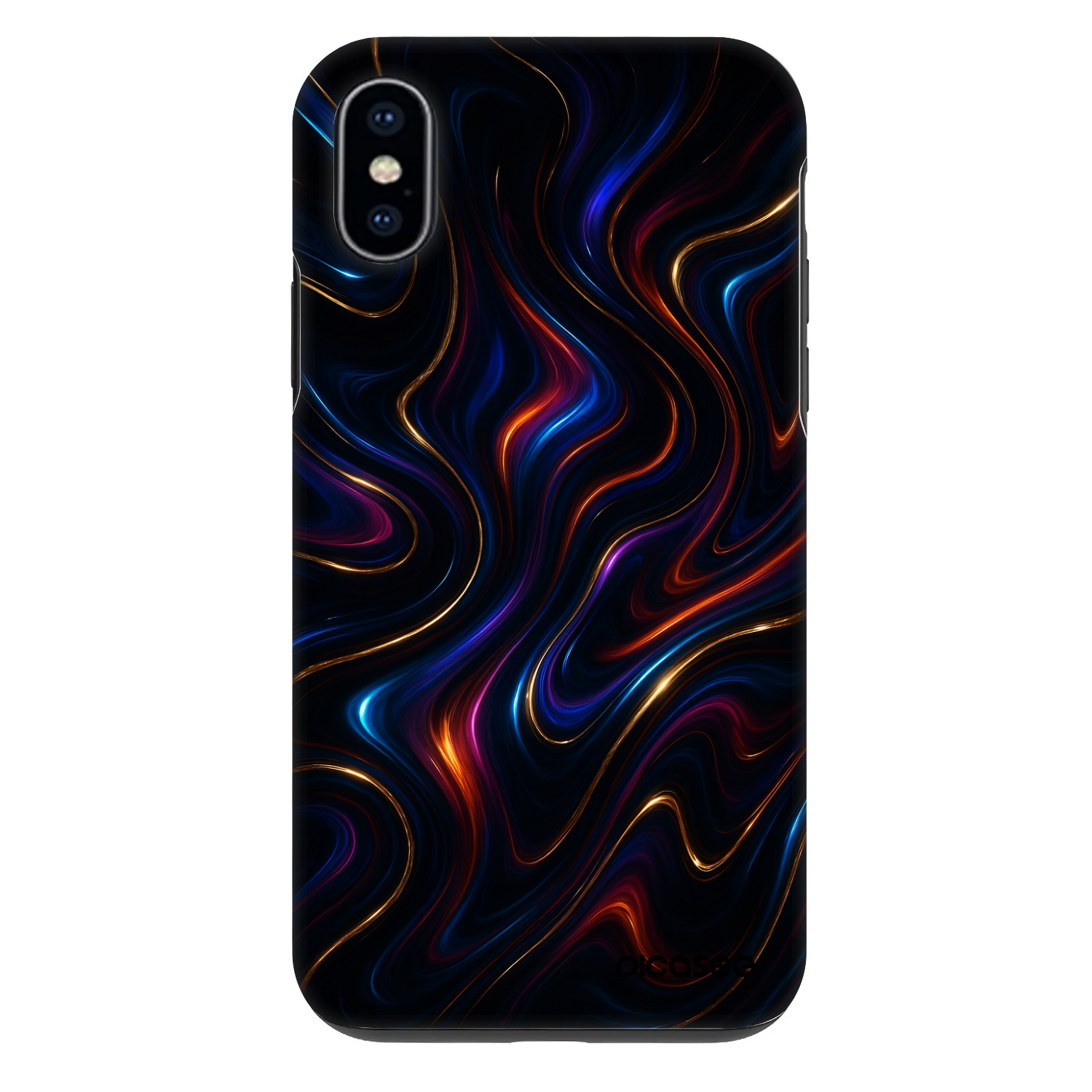 Picasee Fashion Case pentru Apple iPhone X/XS - Noir