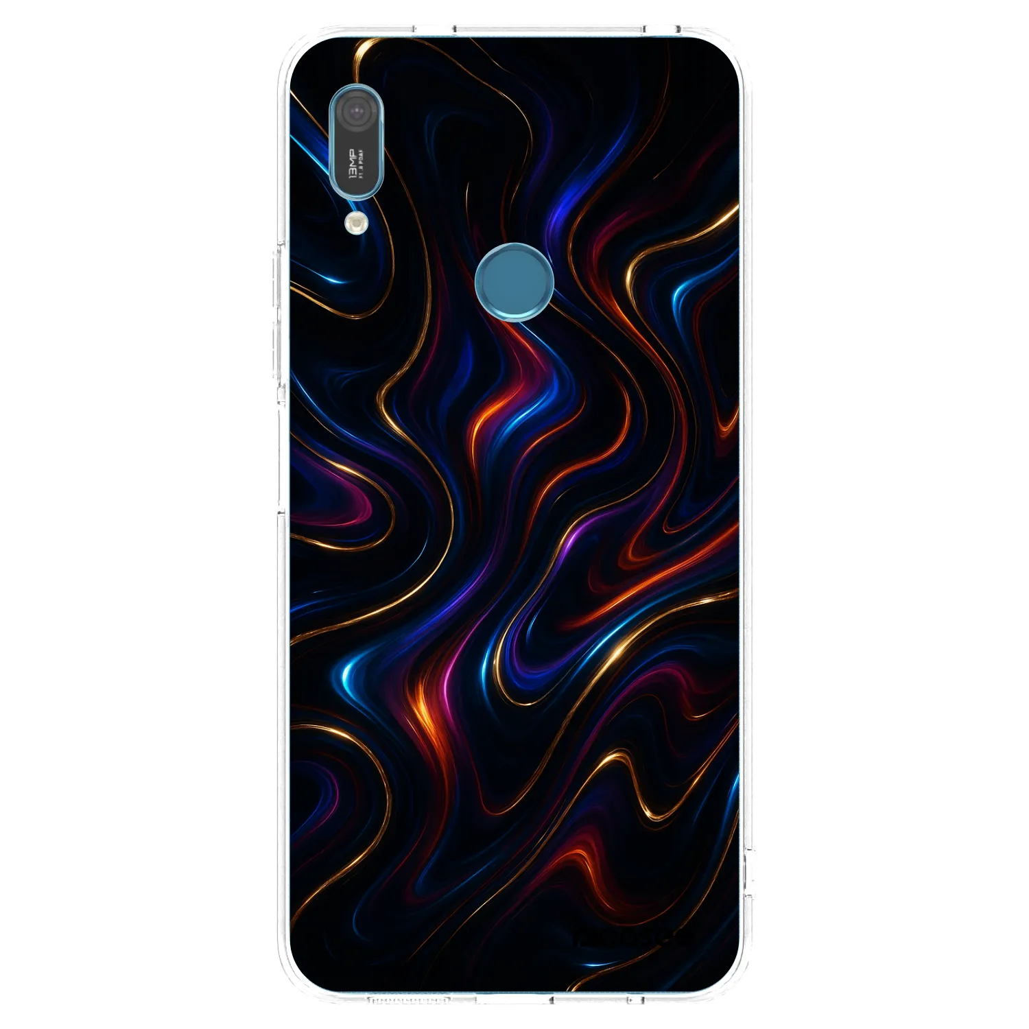 Picasee husă transparentă din silicon pentru Huawei Y6 2019 - Noir