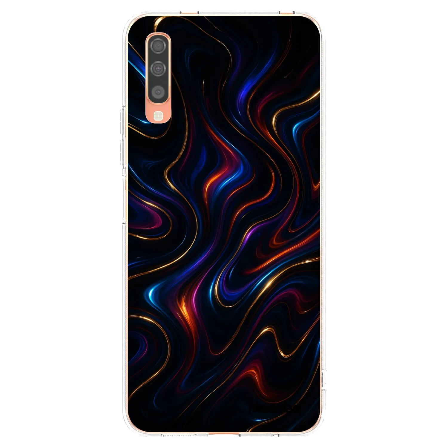 Picasee husă transparentă din silicon pentru Samsung Galaxy A70 A705F - Noir