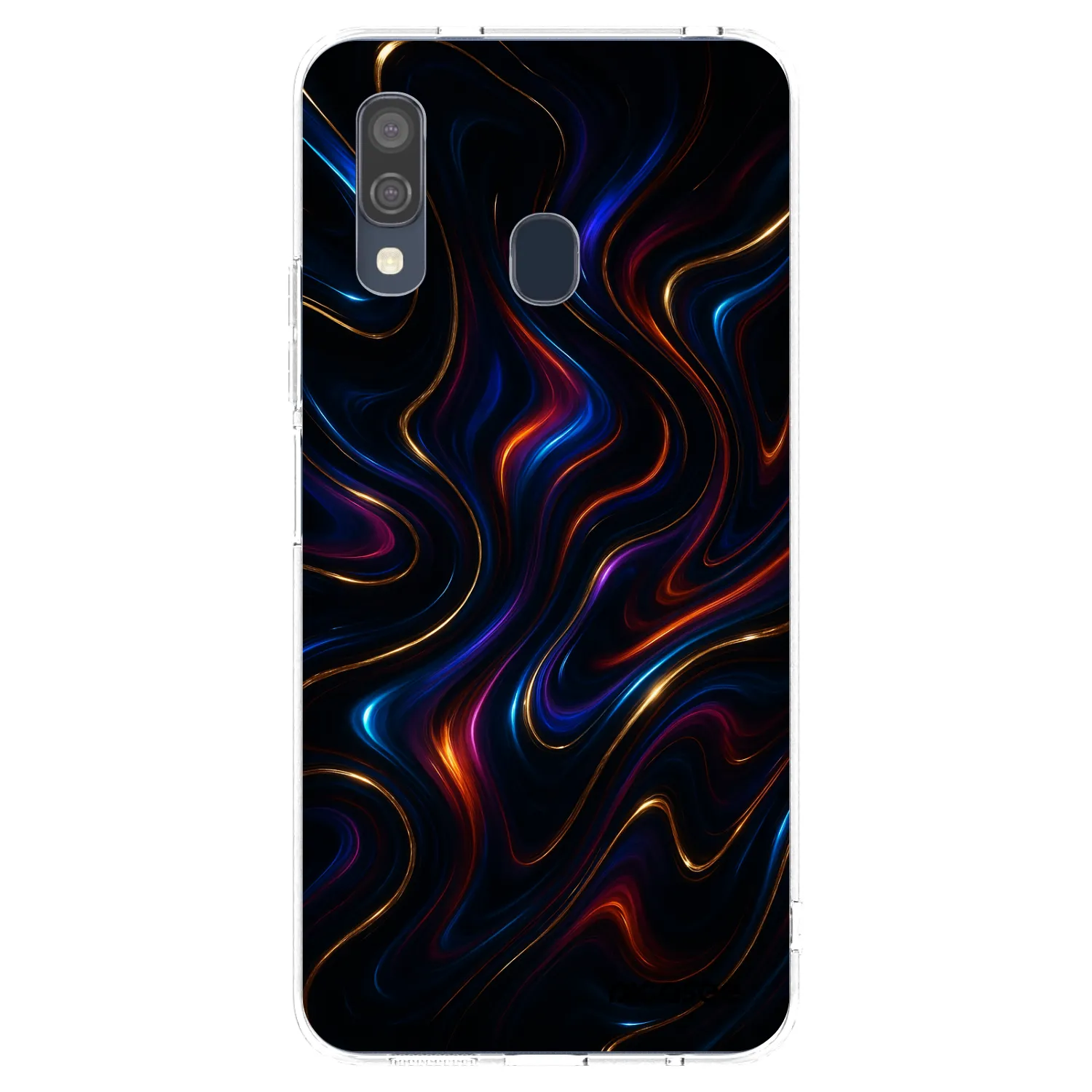 Picasee husă transparentă din silicon pentru Samsung Galaxy A40 A405F - Noir
