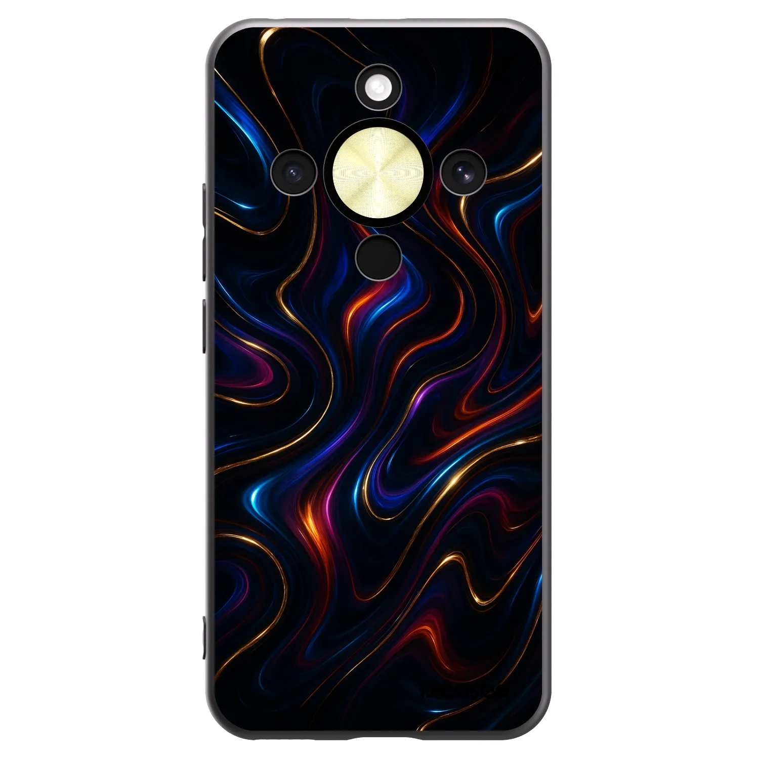 Picasee husă neagră din silicon pentru Honor Magic8 Lite 5G - Noir