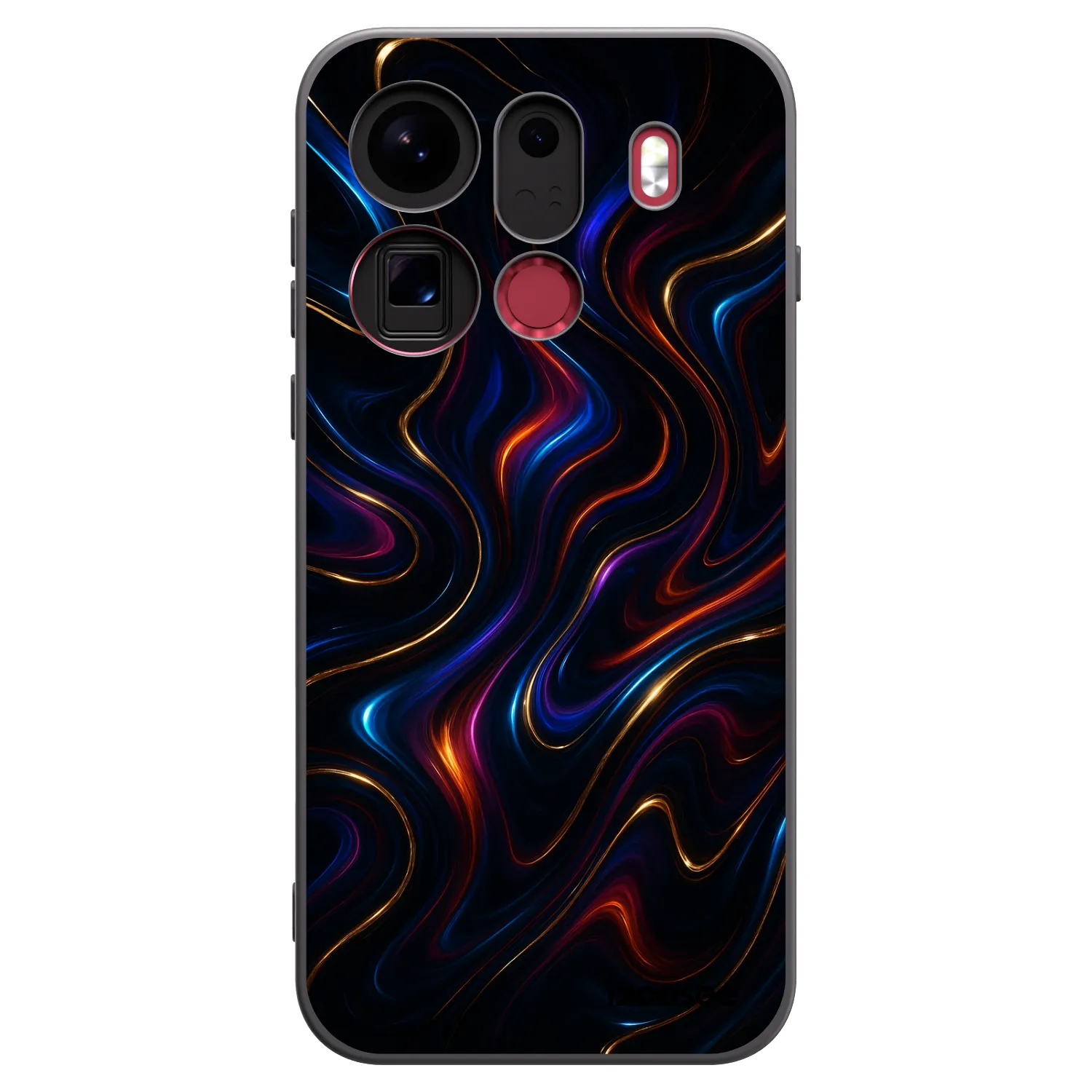 Picasee husă neagră din silicon pentru OPPO Find X9 Pro - Noir