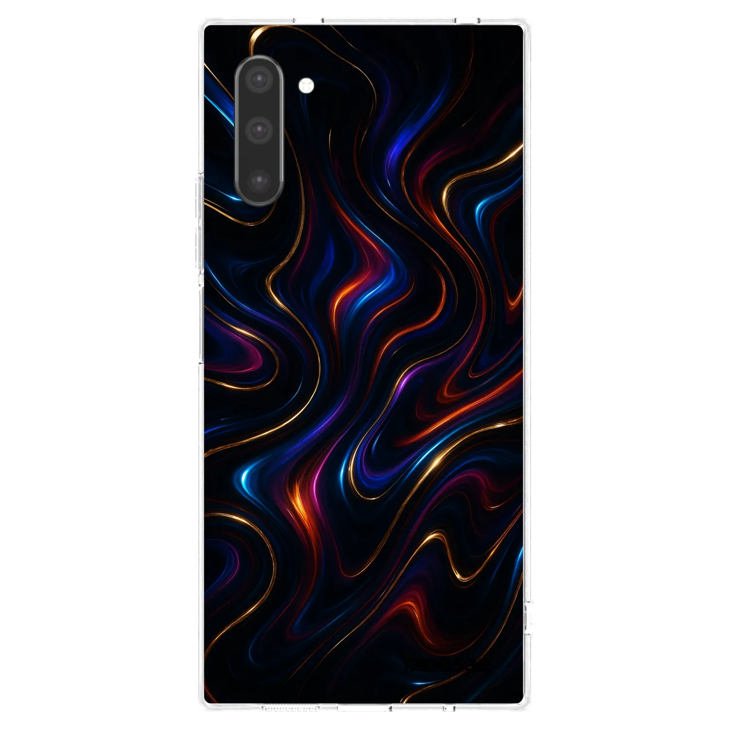 Picasee husă transparentă din silicon pentru Samsung Galaxy Note 10 N970F - Noir