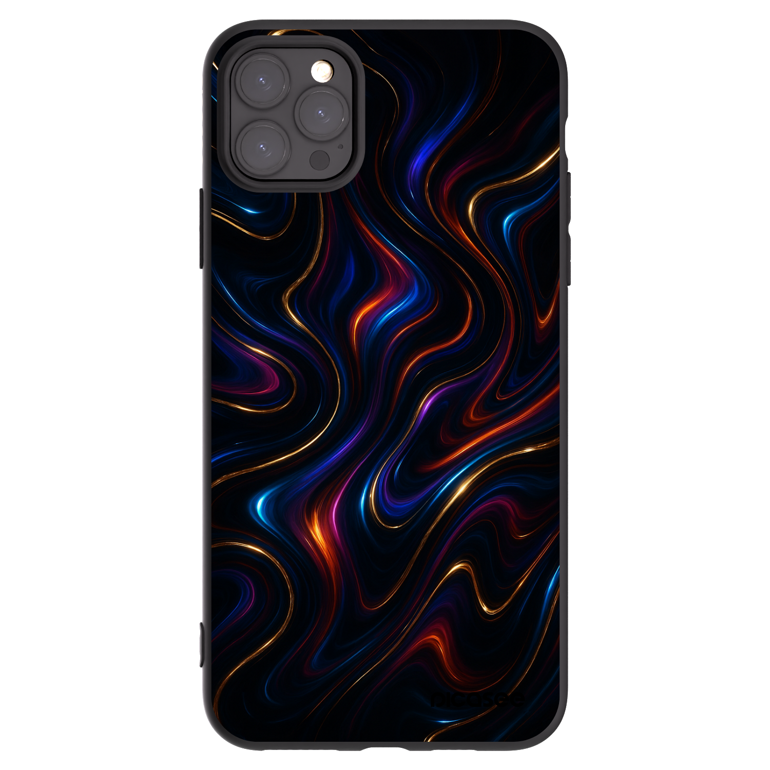 Picasee husă neagră din silicon pentru Apple iPhone 11 Pro Max - Noir