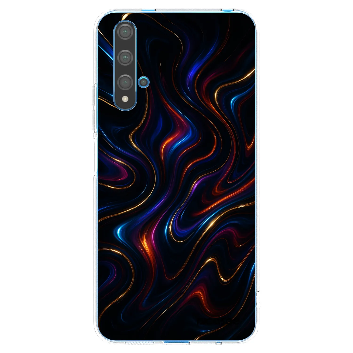 Picasee husă transparentă din silicon pentru Huawei Nova 5T - Noir