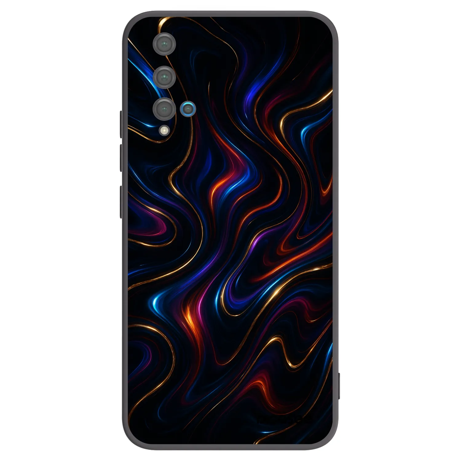 Picasee husă neagră din silicon pentru Huawei Nova 5T - Noir