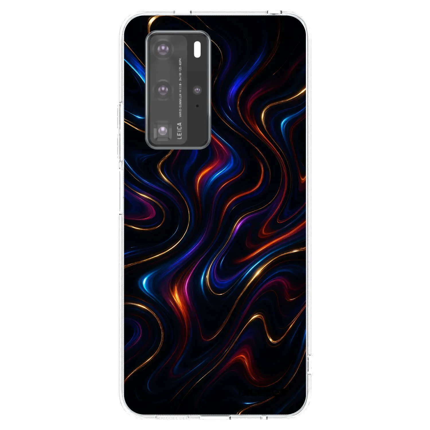 Picasee husă transparentă din silicon pentru Huawei P40 Pro - Noir