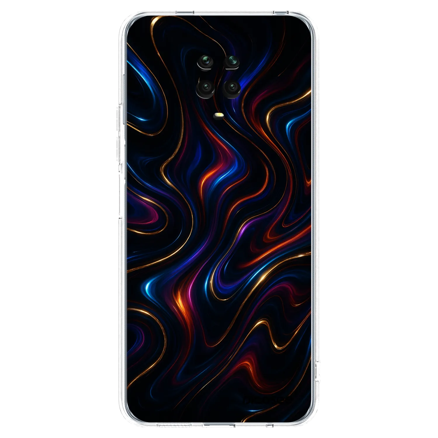 Picasee husă transparentă din silicon pentru Xiaomi Redmi Note 9S - Noir