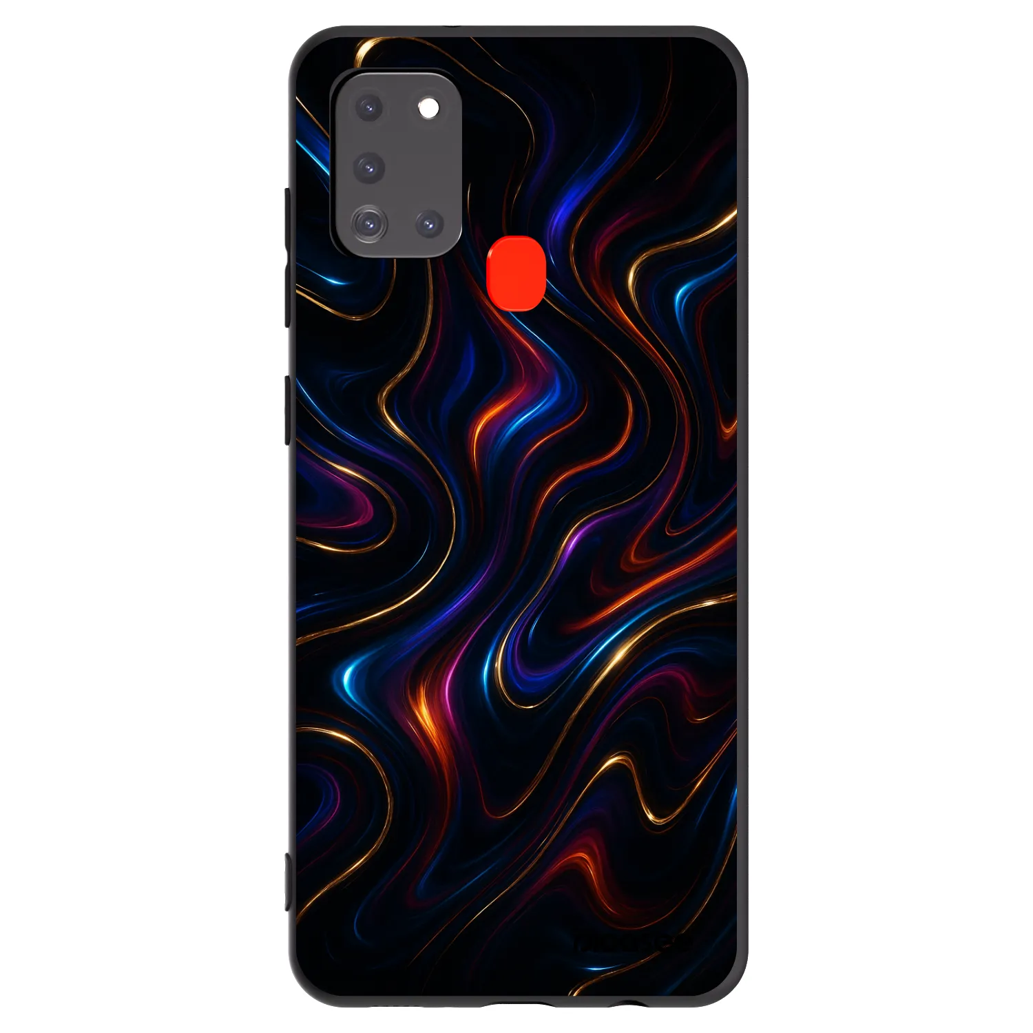 Picasee husă neagră din silicon pentru Samsung Galaxy A21s - Noir