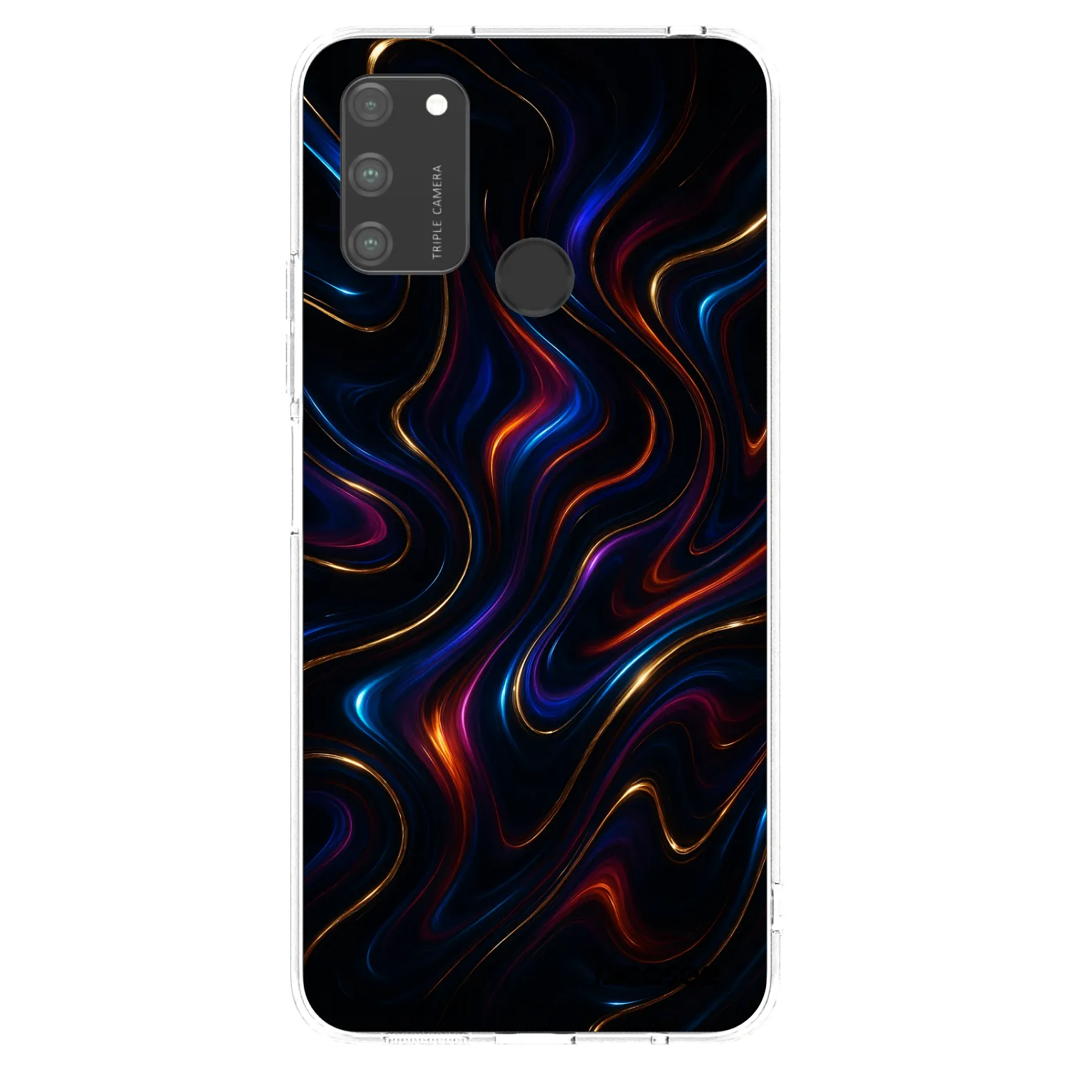 Picasee husă transparentă din silicon pentru Honor 9A - Noir