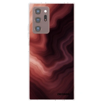 Picasee husă transparentă din silicon pentru Samsung Galaxy Note 20 Ultra - Rouge