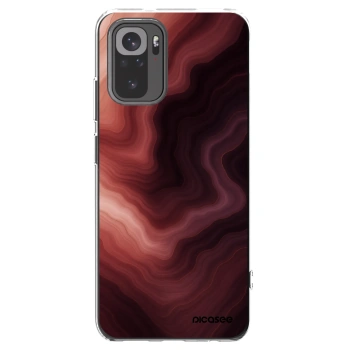 Picasee husă transparentă din silicon pentru Xiaomi Redmi Note 10 - Rouge