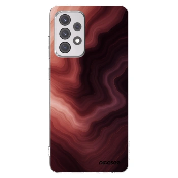 Picasee husă transparentă din silicon pentru Samsung Galaxy A52 5G A525F - Rouge