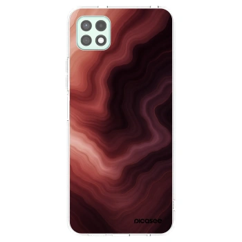 Picasee husă transparentă din silicon pentru Samsung Galaxy A22 A226B 5G - Rouge