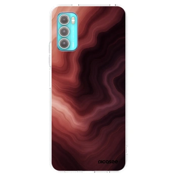 Picasee husă transparentă din silicon pentru Motorola Moto G60 - Rouge