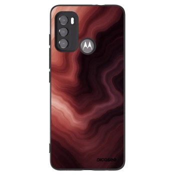 Picasee husă neagră din silicon pentru Motorola Moto G60 - Rouge