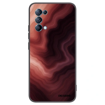 Picasee husă neagră din silicon pentru OPPO Reno 5 5G - Rouge
