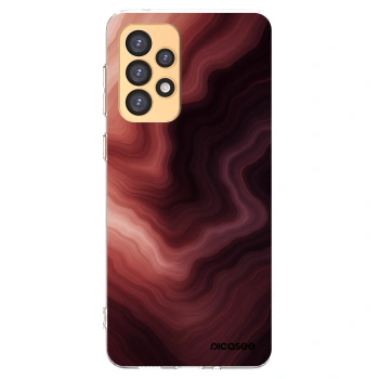 Picasee husă transparentă din silicon pentru Samsung Galaxy A33 5G A336 - Rouge