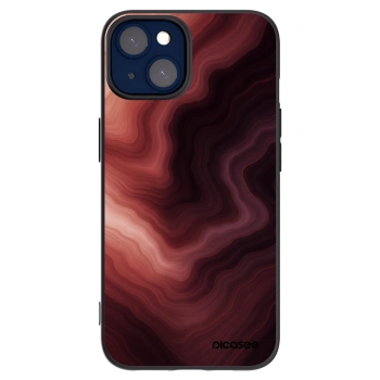 Picasee husă neagră din silicon pentru Apple iPhone 14 - Rouge