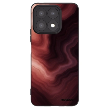 Picasee husă neagră din silicon pentru Honor X8a - Rouge