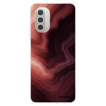 Picasee husă transparentă din silicon pentru Motorola Moto G51 - Rouge