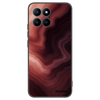 Picasee husă neagră din silicon pentru Honor 70 Lite - Rouge