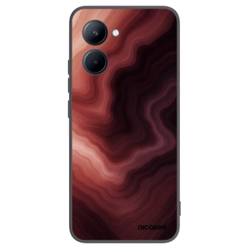 Picasee husă neagră din silicon pentru Realme C33 (2023) - Rouge