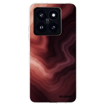 Picasee husă transparentă din silicon pentru Xiaomi 14 Pro - Rouge