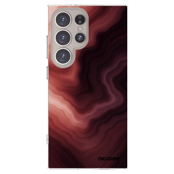 Picasee husă transparentă din silicon pentru Samsung Galaxy S24 Ultra S928B 5G - Rouge