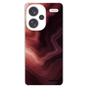 Picasee husă transparentă din silicon pentru Xiaomi Redmi Note 13 Pro+ 5G - Rouge